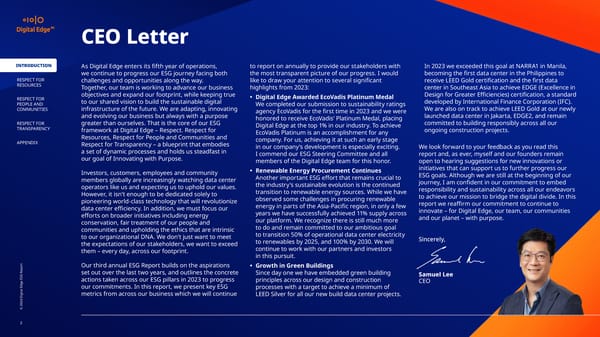 2024 | Digital Edge ESG Report - Page 2